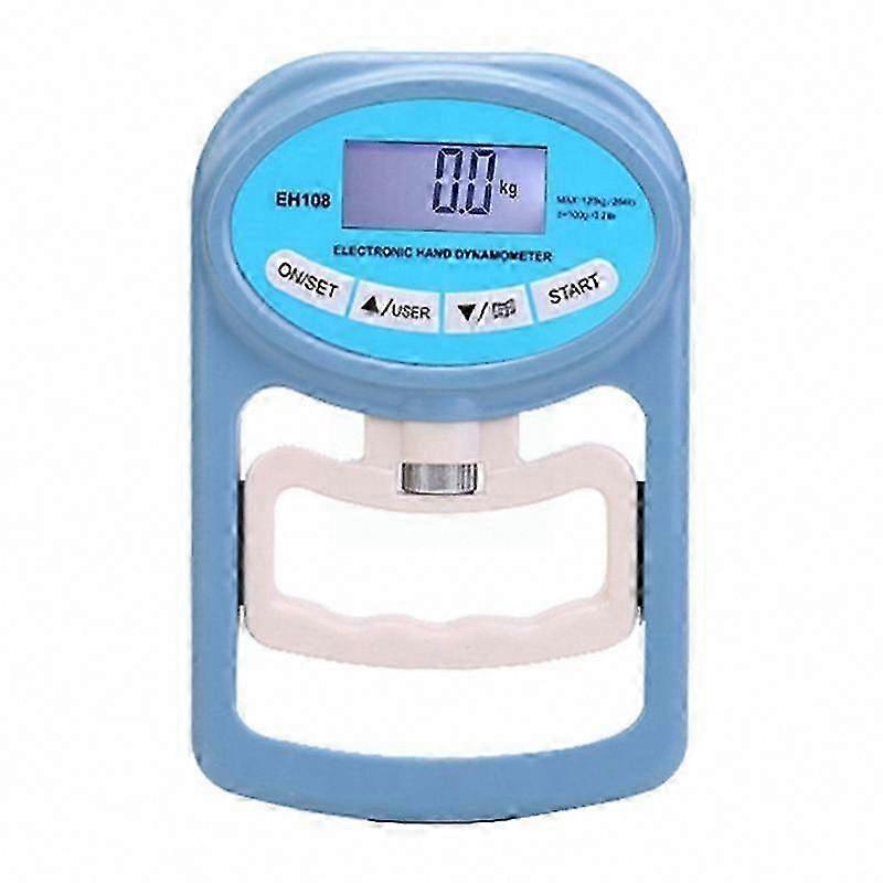 Electronic Hand Dynamometer Grip Strength Tester - Digital Grip Meter for Fitness & Wrist Strength Measurement up to 265 Lbs