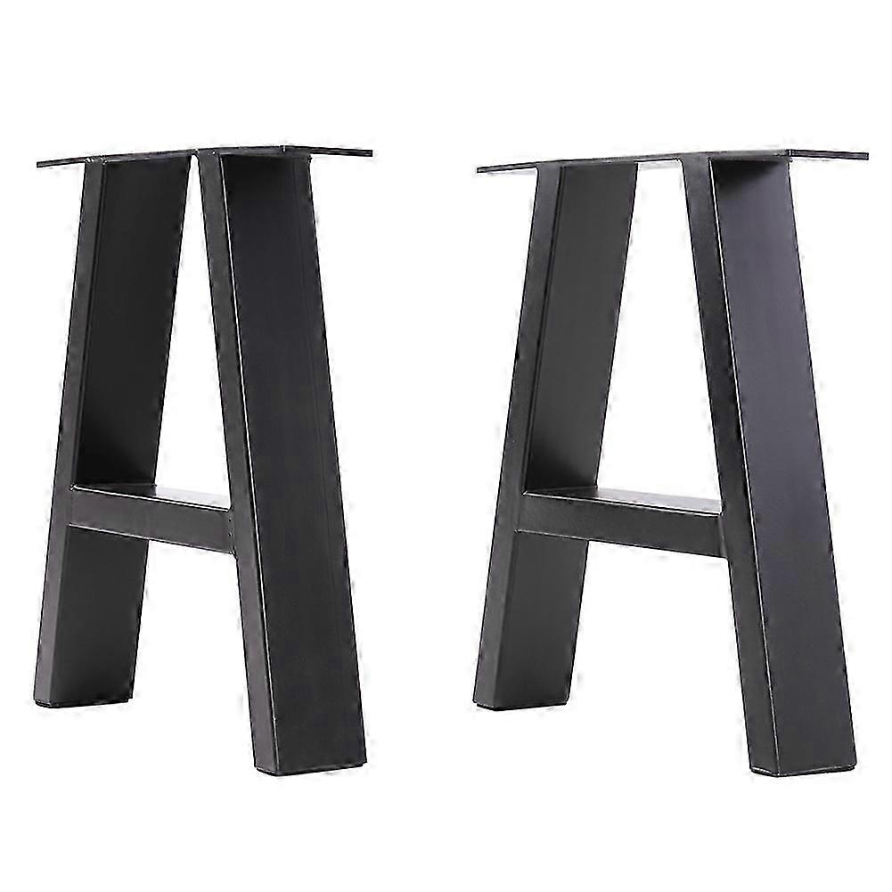 Set med 2 A-Frame bordsben i stål i metall