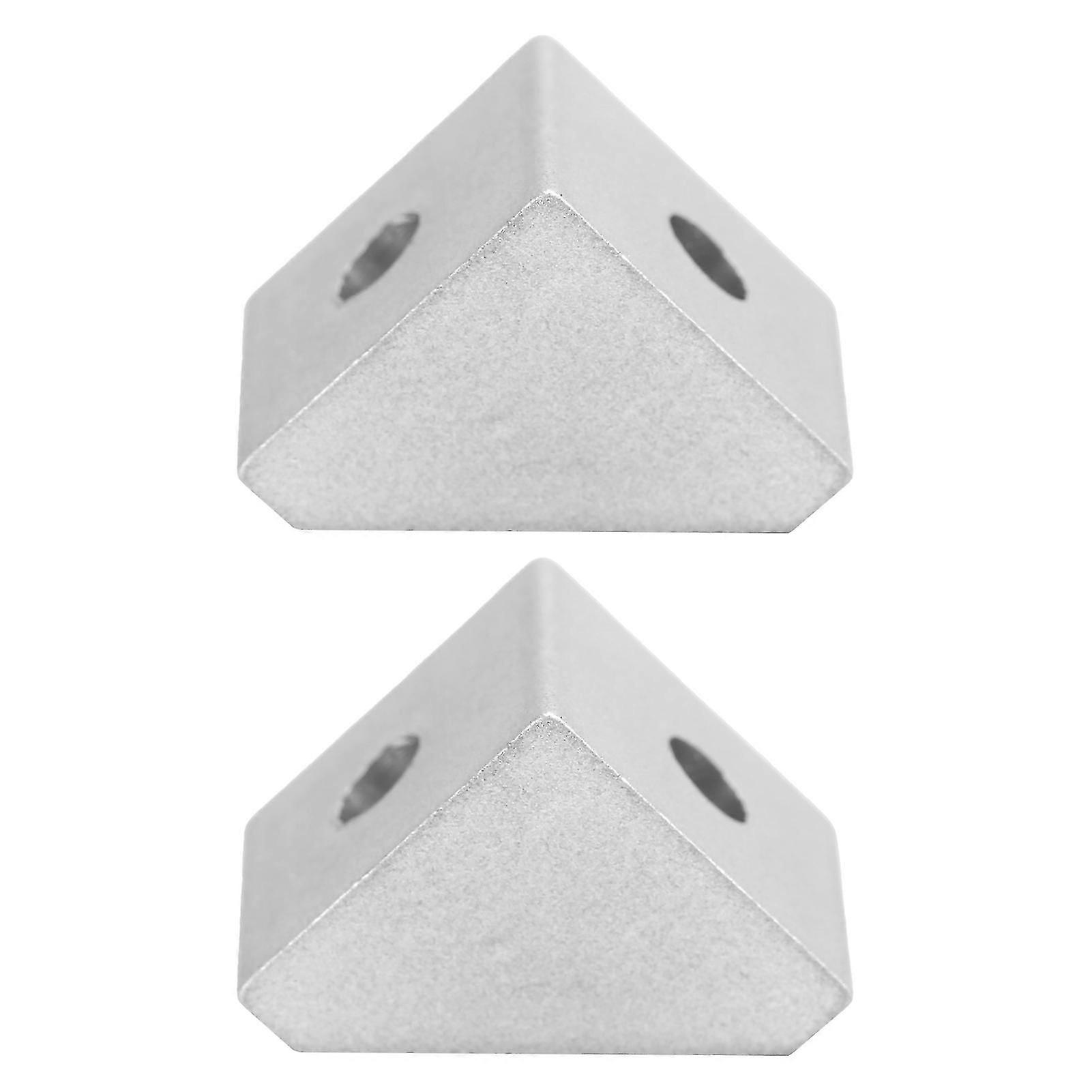 2Pcs Inside Corner Gusset Bracket RightAngled Triangle Seat 320400010001 15x15mm