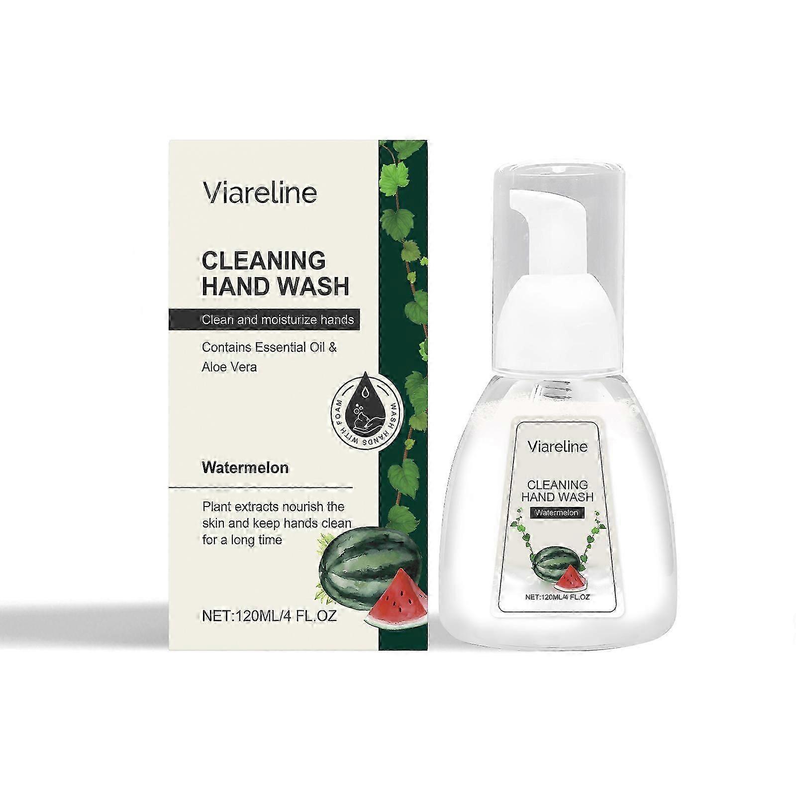 Viareline foam hand sanitizer (watermelon flavor) is gentle, clean, relieve, decontaminate, moisturize, protect hands, and clean foam