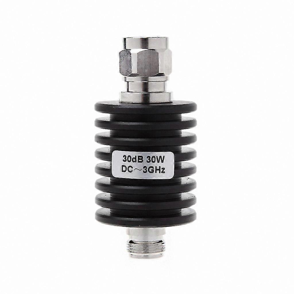 30W Coaxial Attenuator, 3GHz Frequency Support, N-Type Connectors for Fixed Installation