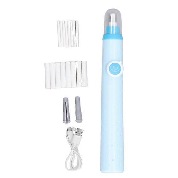 Electric Eraser for Student Pen-shaped Rechargeable Automatic Eraser Ergonomic Detail Eraser with Refills