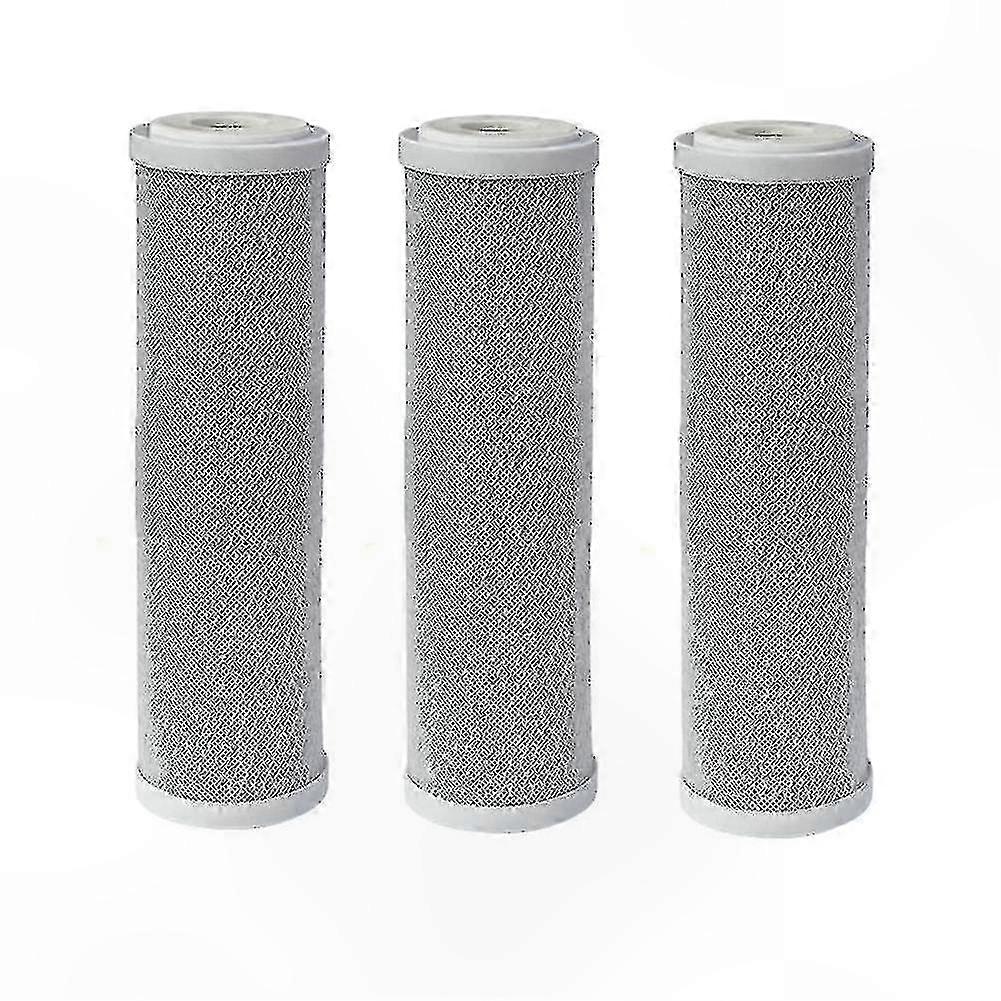 3-Pack 10" Carbon Block Filter Cartridges for Water Purification Systems