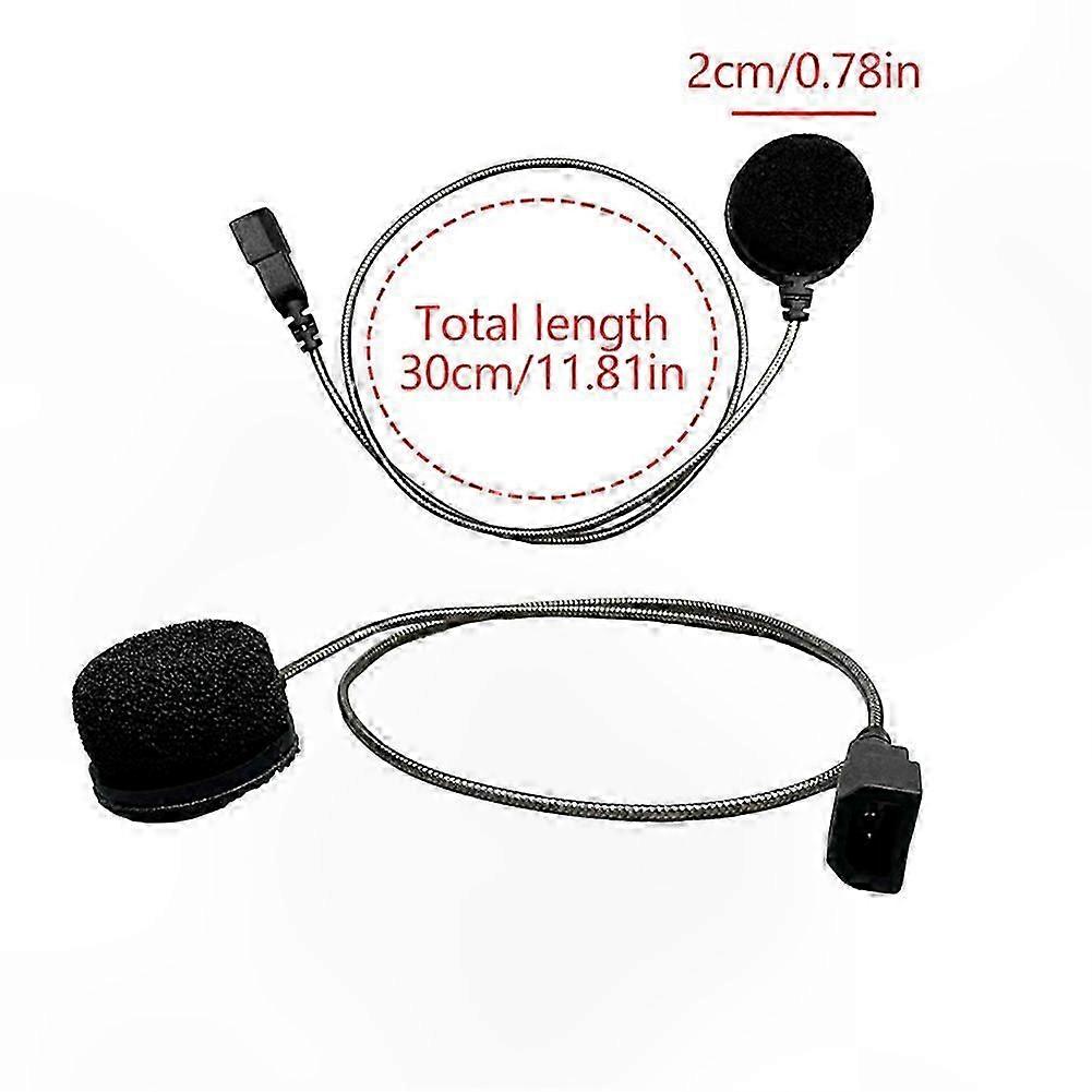 Motorcycle Bluetooth Intercom Microphone Cord for Cardo PACKTALK Edge Soft Cord Replacement
