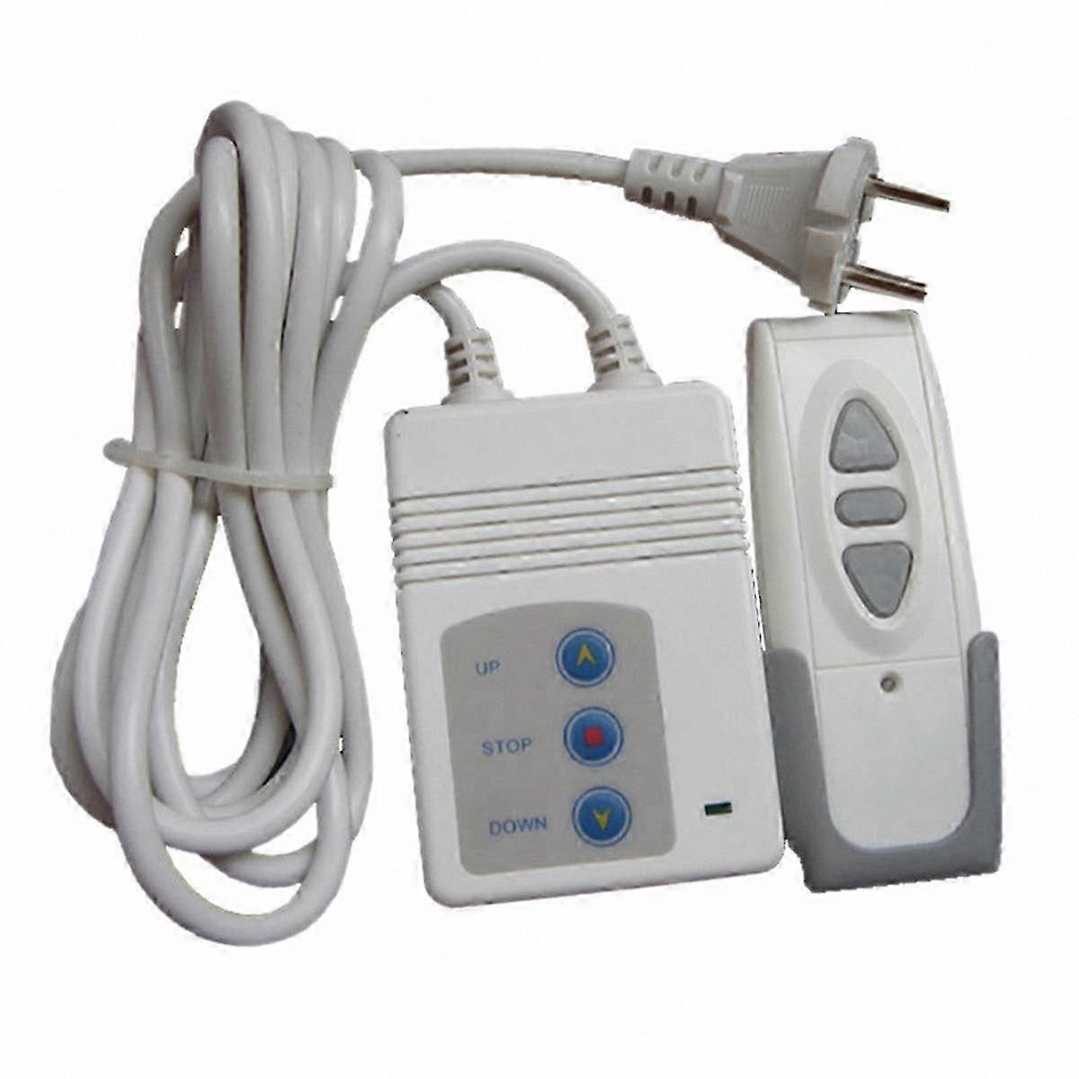 Wireless 315MHz Remote Control for Projector Screens and Electric Curtains with EU Plug Receiver Switch