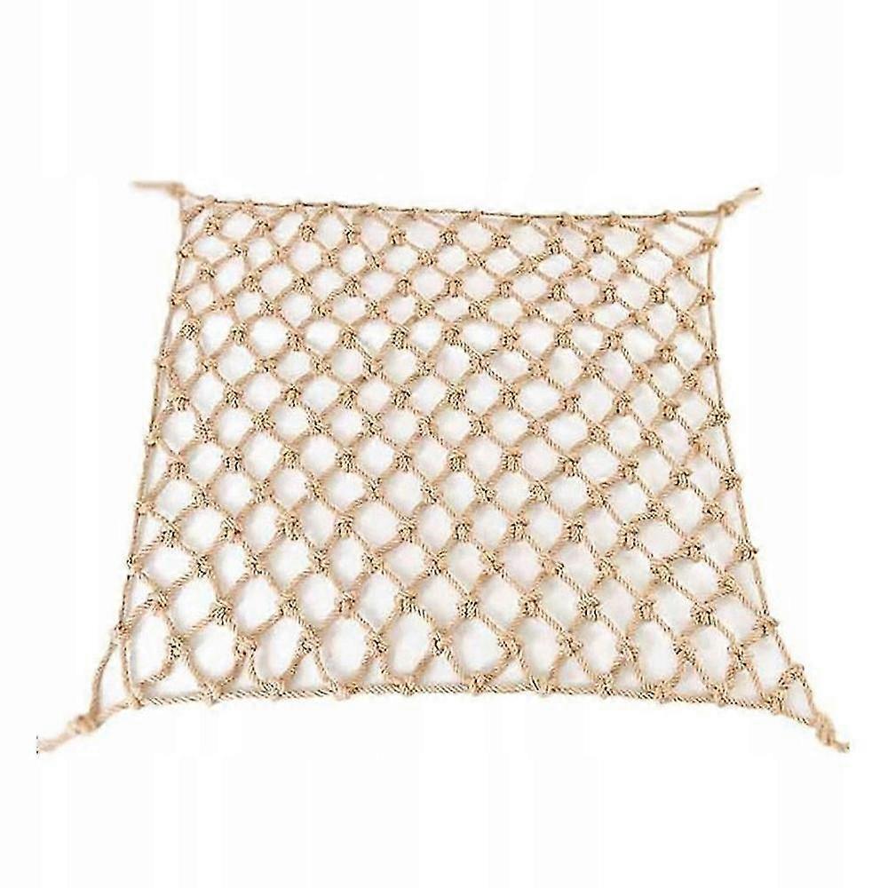 Durable Jute Rope Climbing Net for Playgrounds and Backyards