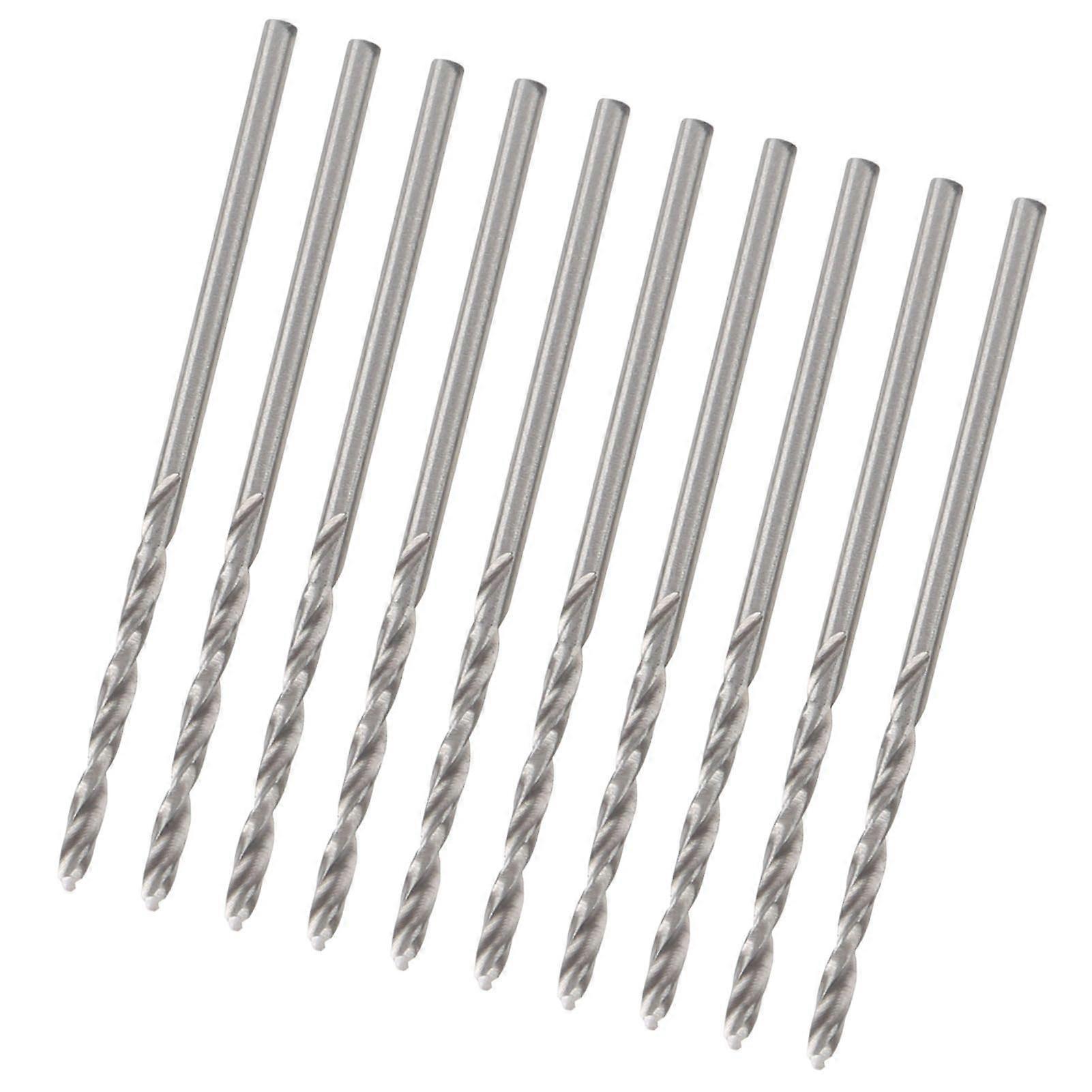 10Pcs Twist Drill Bit Small Straight Shank Pearl Drilling Machine Tools Hardware 1.75mm