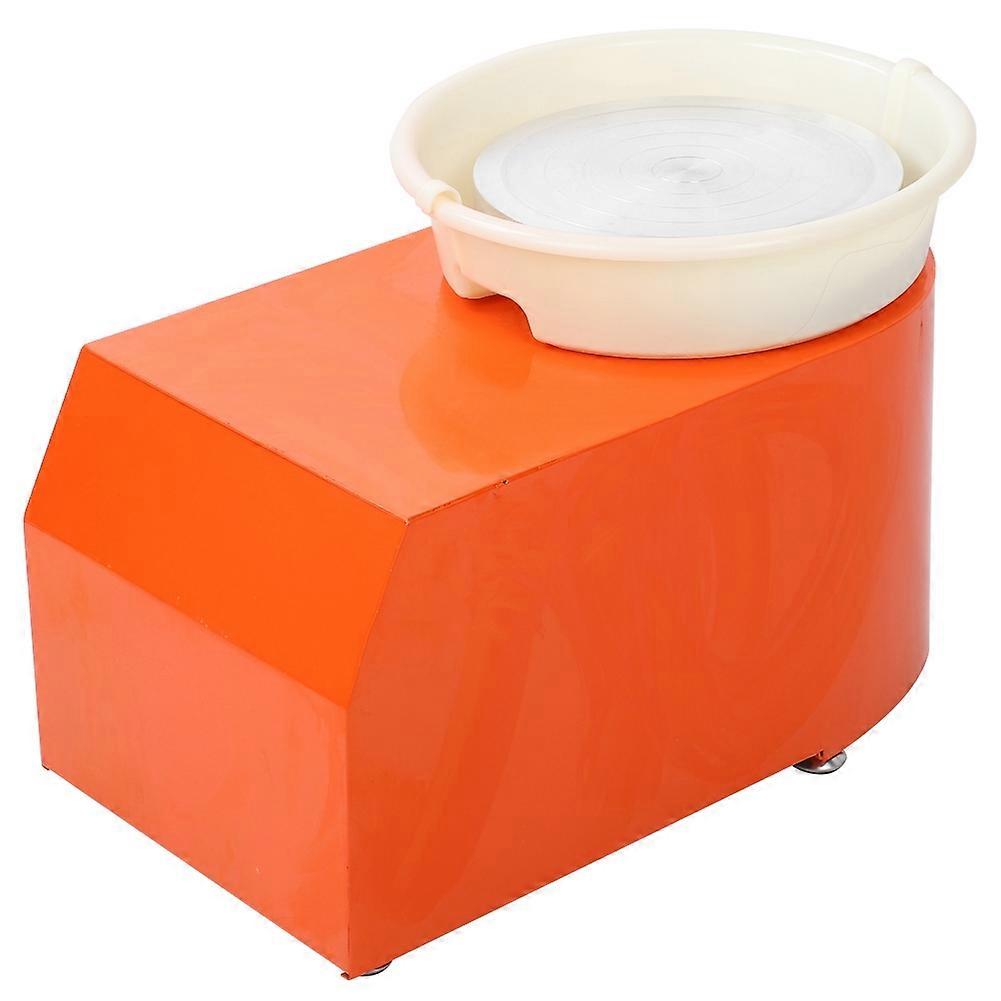 Variable Speed 250W Pottery Forming Machine 20kg DIY 30cm Orange