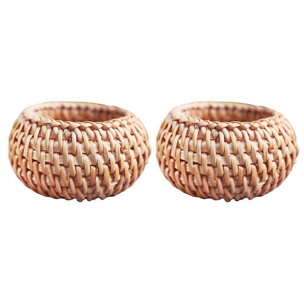 Rattan Woven Incense Burner for Storing 2Pcs Desktop Home Incense Holder