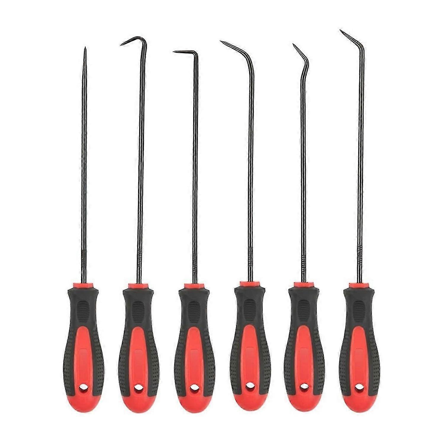 Extra Long Precision Hook and Pick Set, 6-Piece Set