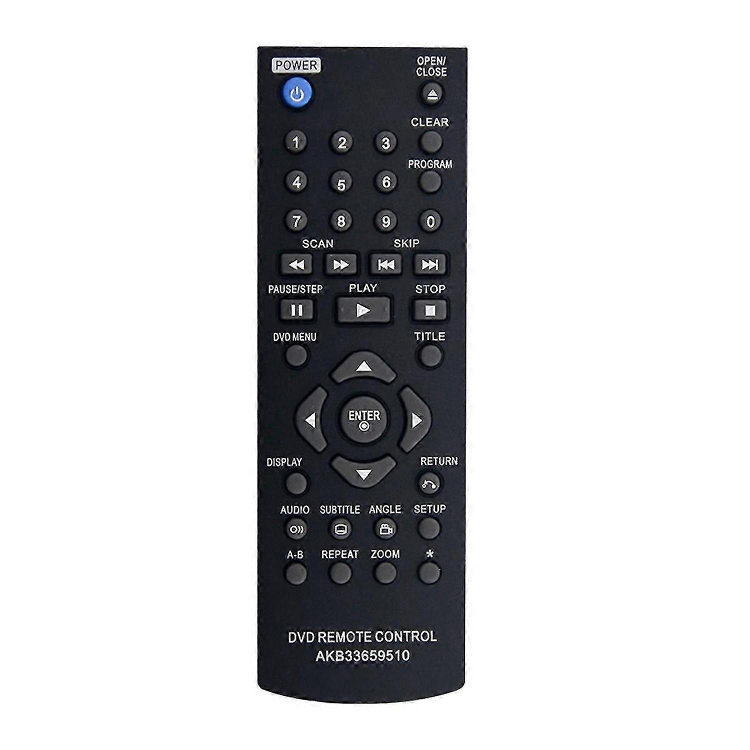 Remote Control AKB33659510 Replace for DVD Player DP122 DP520 DP522 DP930 DP932 DVX440 DVX352 DVX380