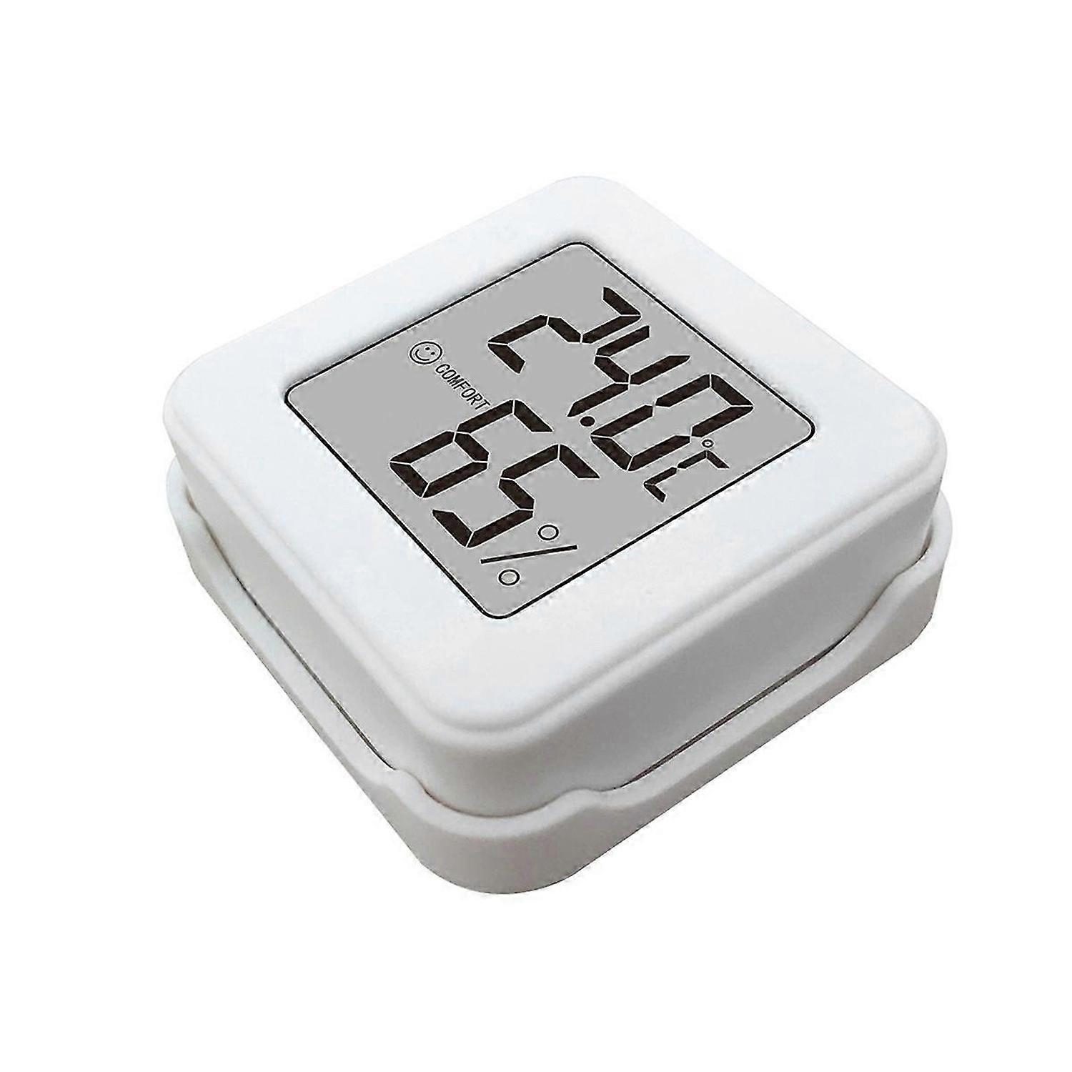 1207 Mini Electronic Temperature and Humidity Meter Car Thermometer with Smile Face Display Househol