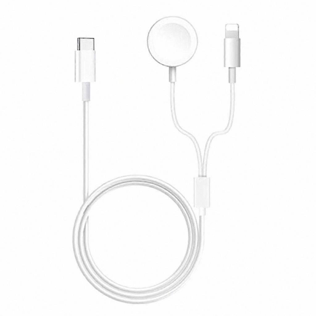 2-in-1 Magnetic Fast Charging Cable for Smartwatches and Multiple Devices