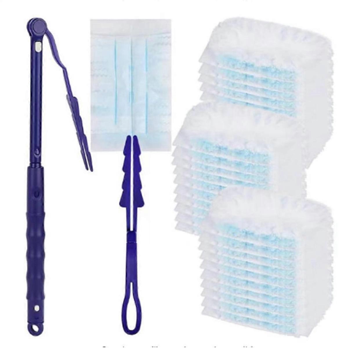 Disposable electrostatic dust duster fiber brush head duster