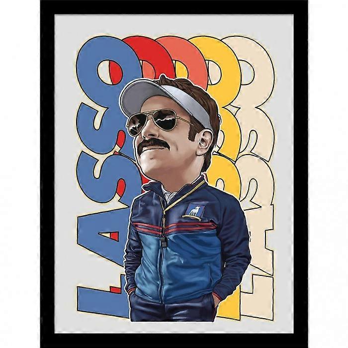 Ted Lasso Bobble Head Framed Poster