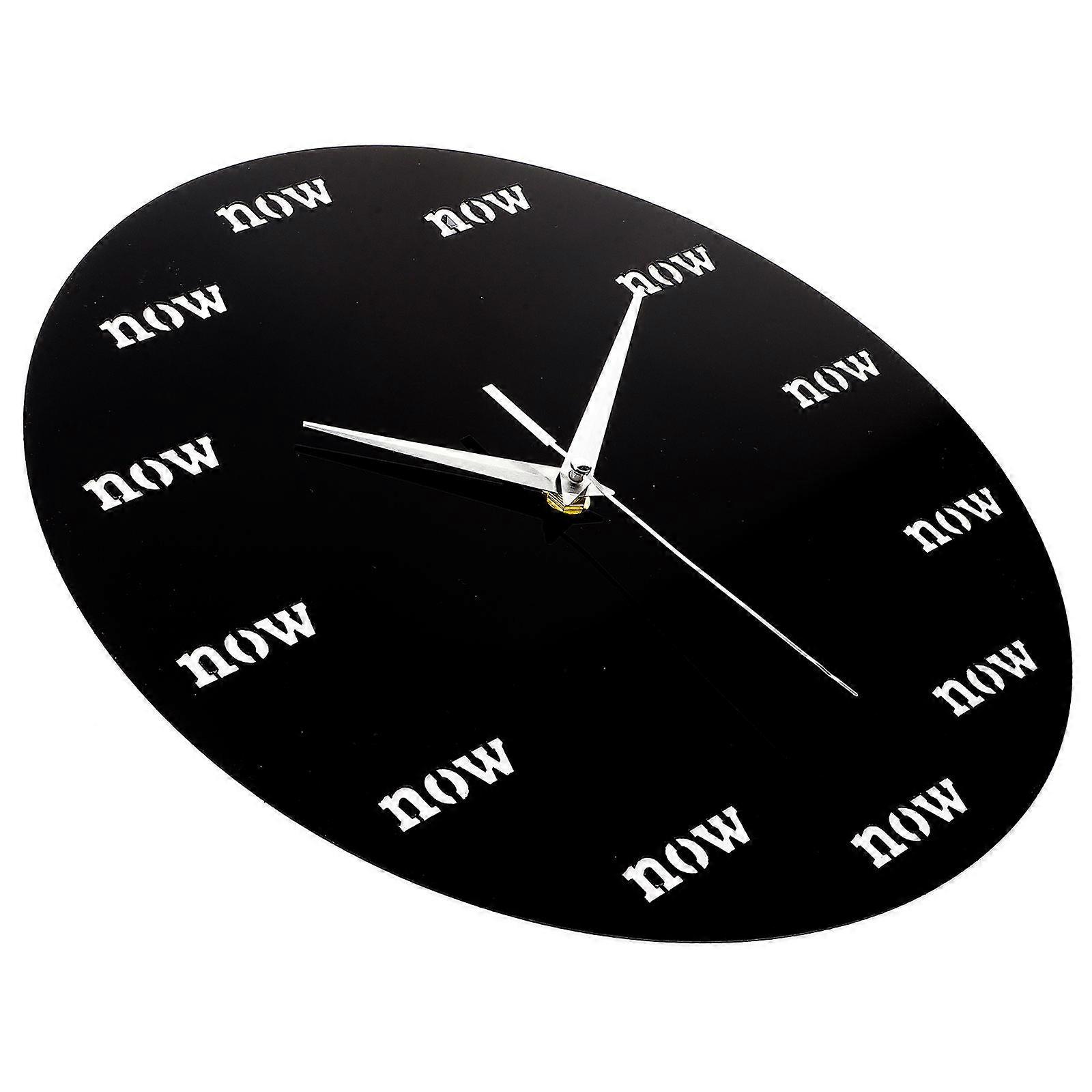 Wall Clock Decorative Clock for Room Wall 3Pcs Plastic Multi