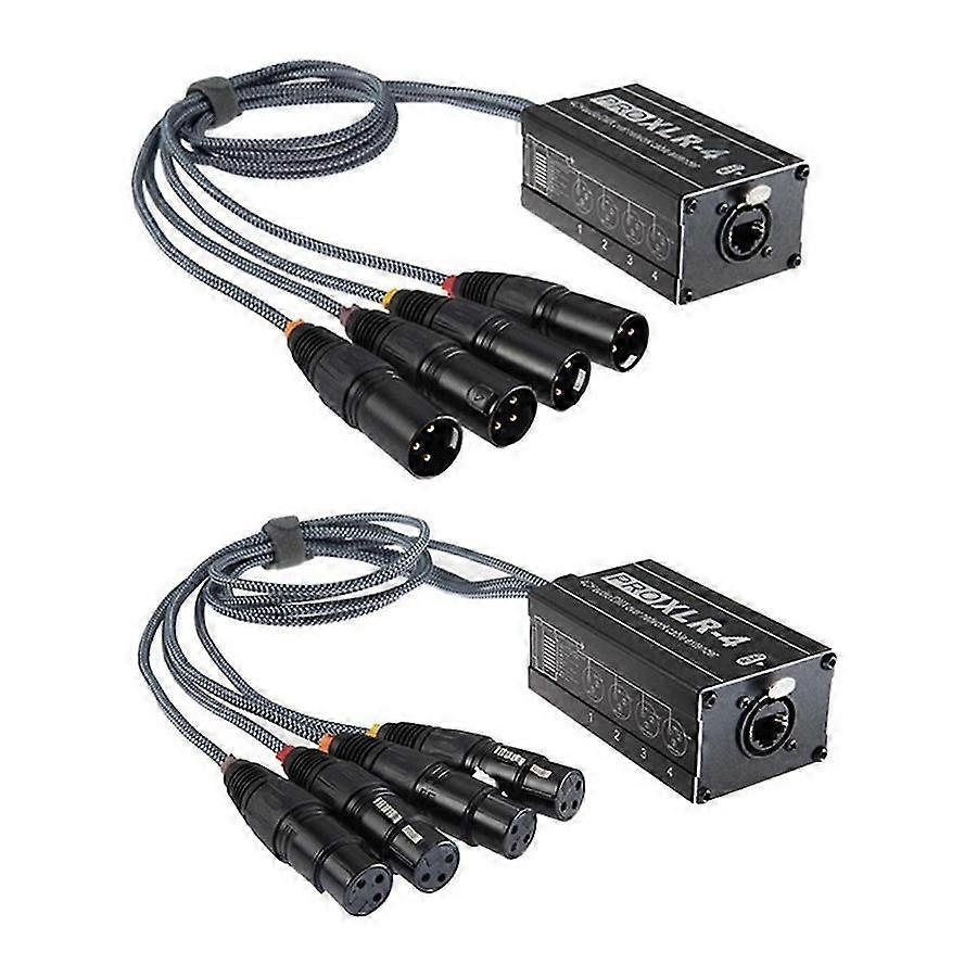 XLR to Ethercon RJ45 Cat5 Cat6 Ethernet Extender