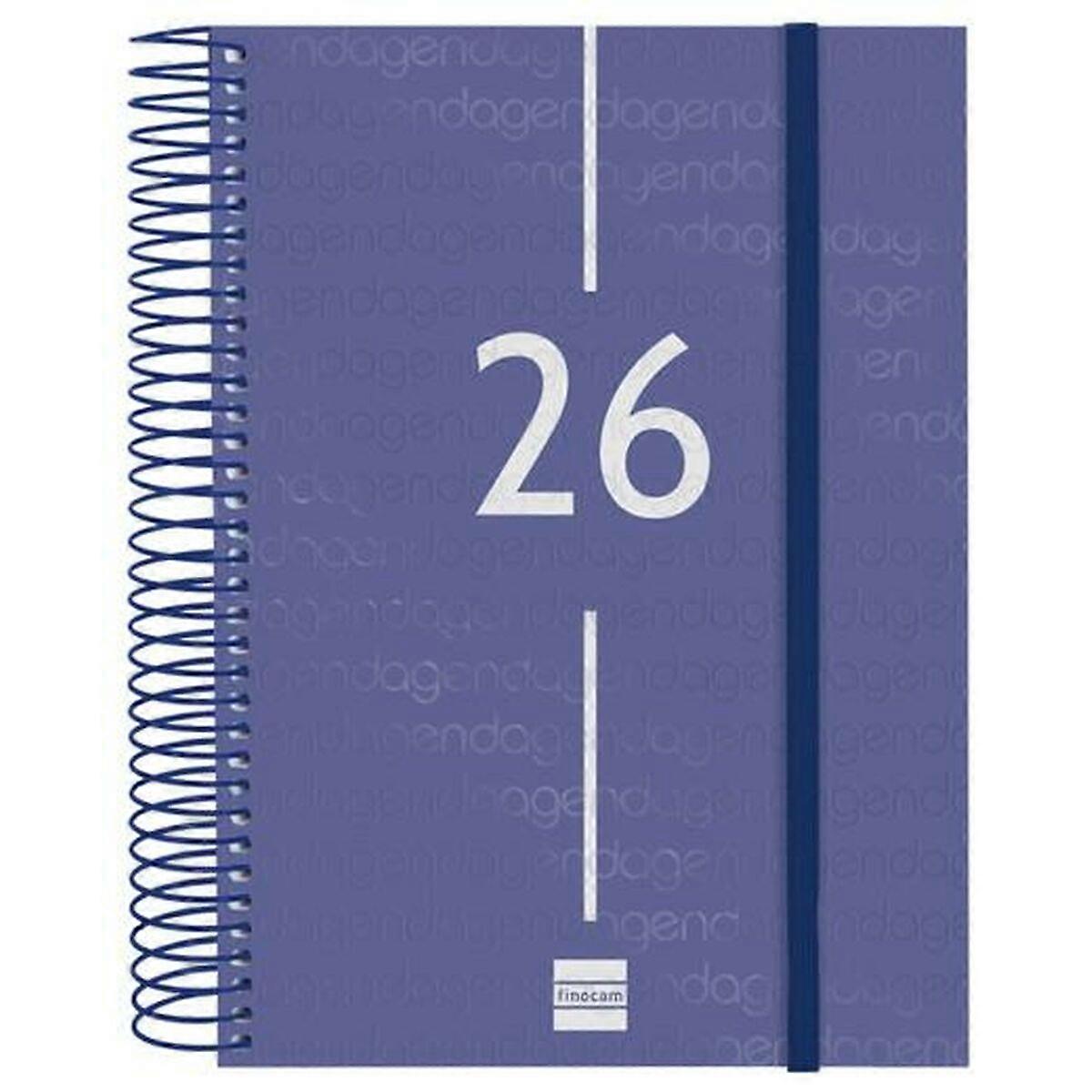 Diary Finocam YEAR Blue A5 15,5 x 21,2 cm 2026