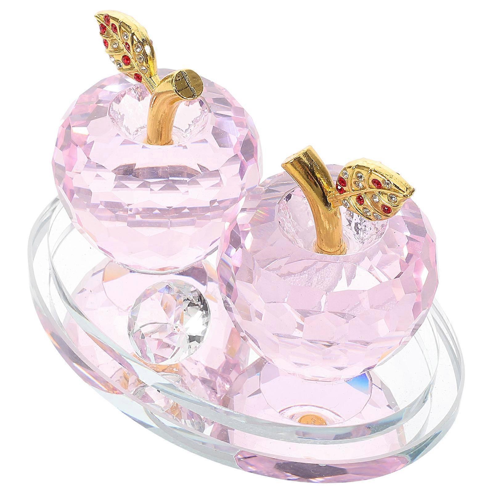 Elegant Design 3Pcs Apple Shaped Car Dashboard Ornament For Interior Decoration And Aromatherapy With Multi Color For Home