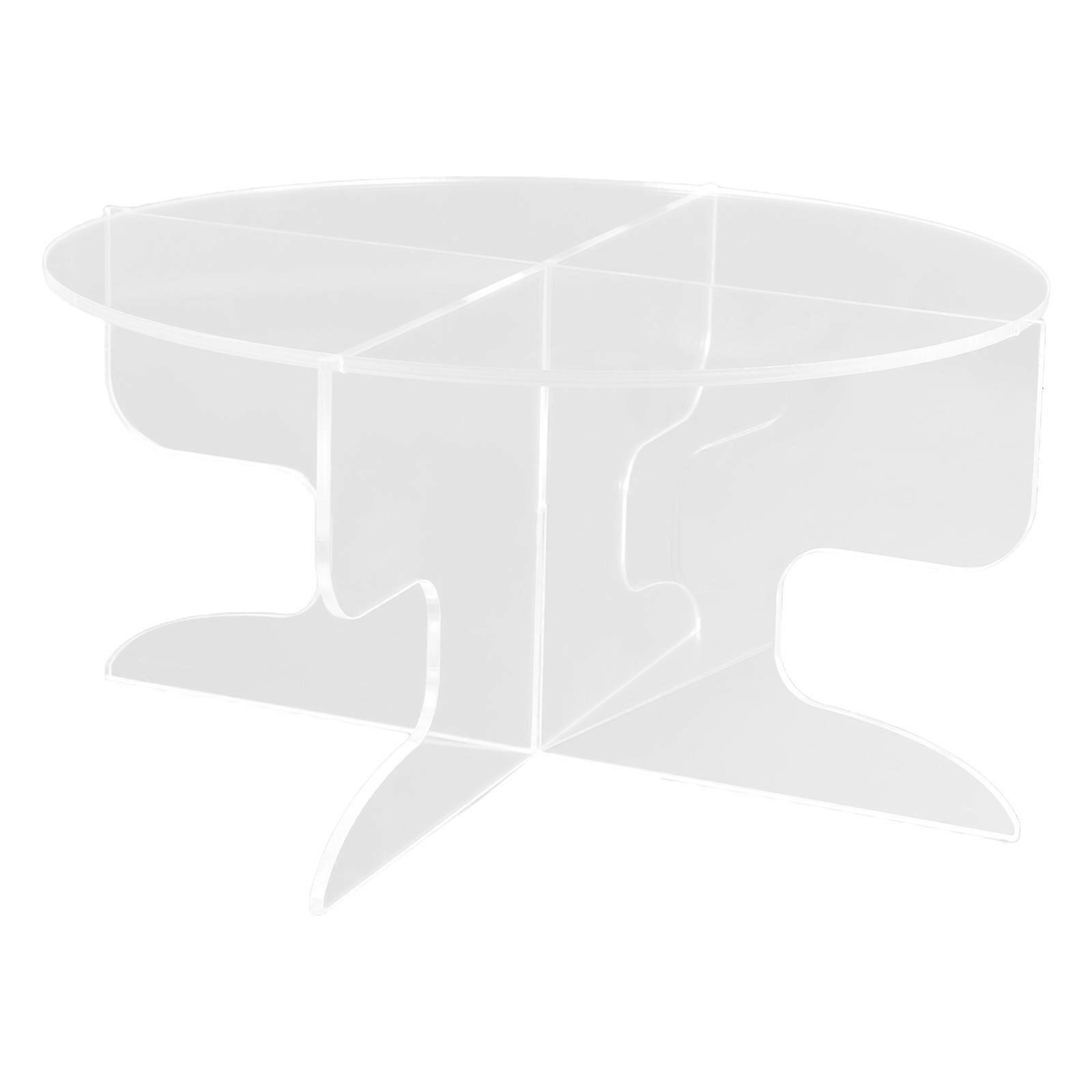 Drink Dispenser Stand For Countertop 4Pcs Clear Acrylic Beverage Holder Suitable For Parties Cafes And Home Gatherings Designed For Stable Support