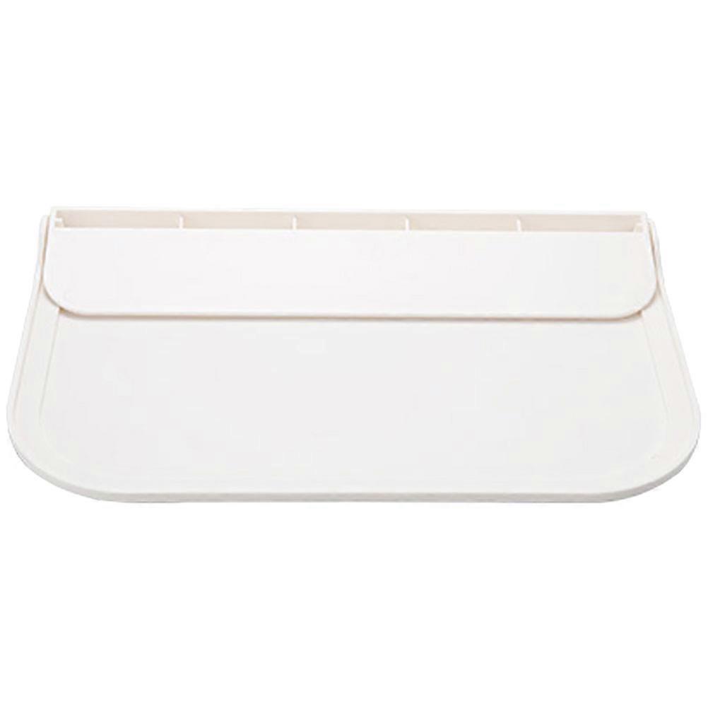 Space-Saving Floating Shelf 3Pcs Load-Bearing Bathroom Wall Storage For Home Use 30X20X1Cm White