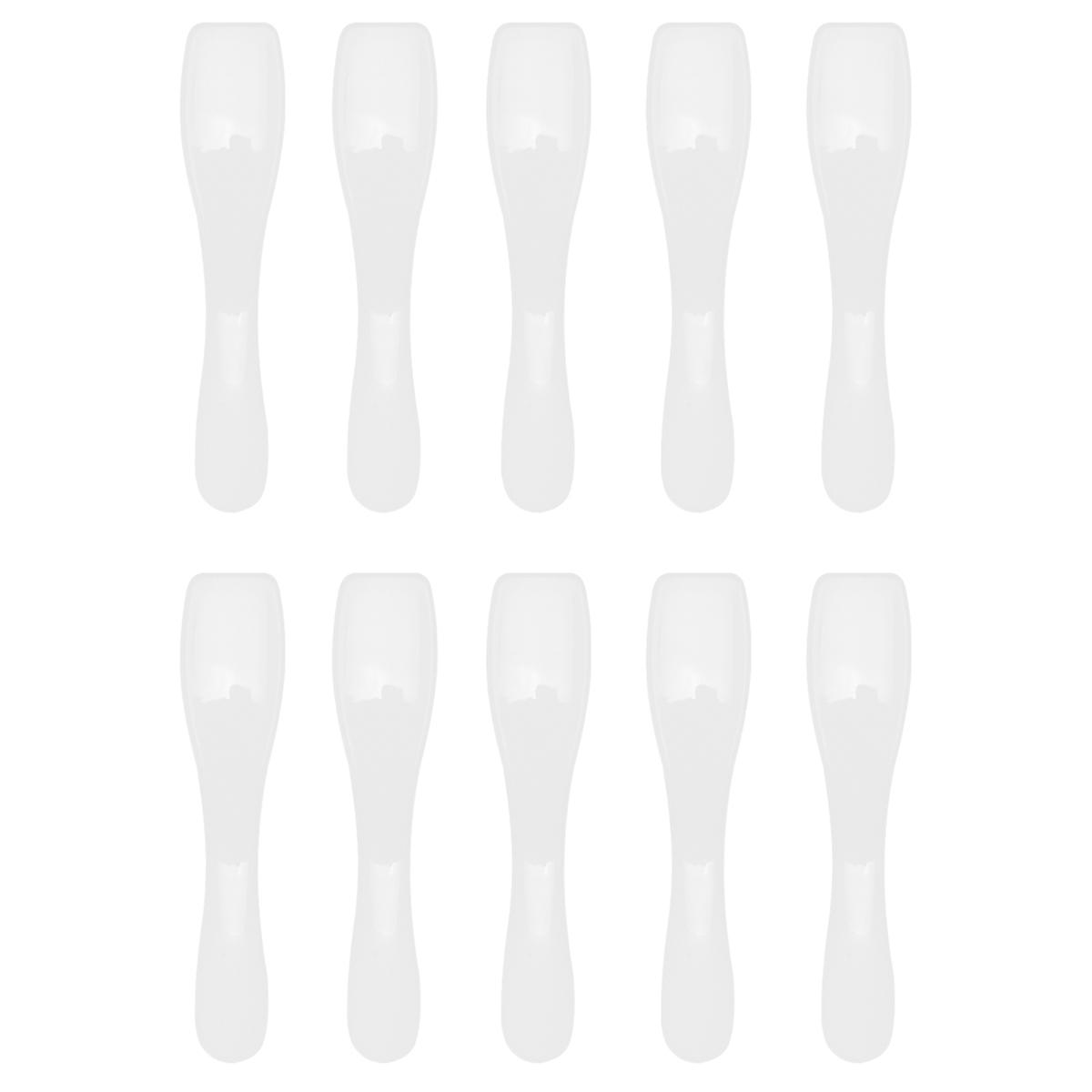 Cosmetic Spatula Face Cream Scoop for Beauty Use 300Pcs White