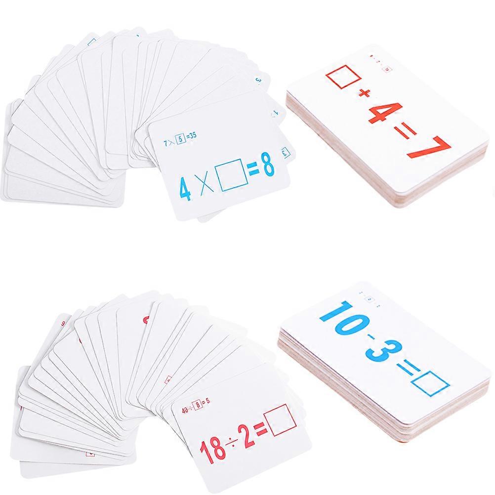 Learning Number Cards Spanish for Early Learning with 324Pcs Arithmetic Cards