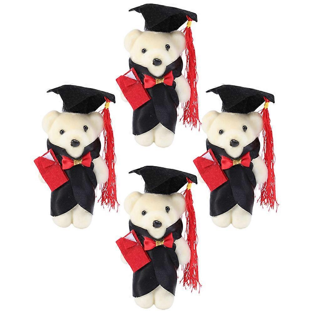 Graduation Bear Plush Doll for Decor 16Pcs Assorted