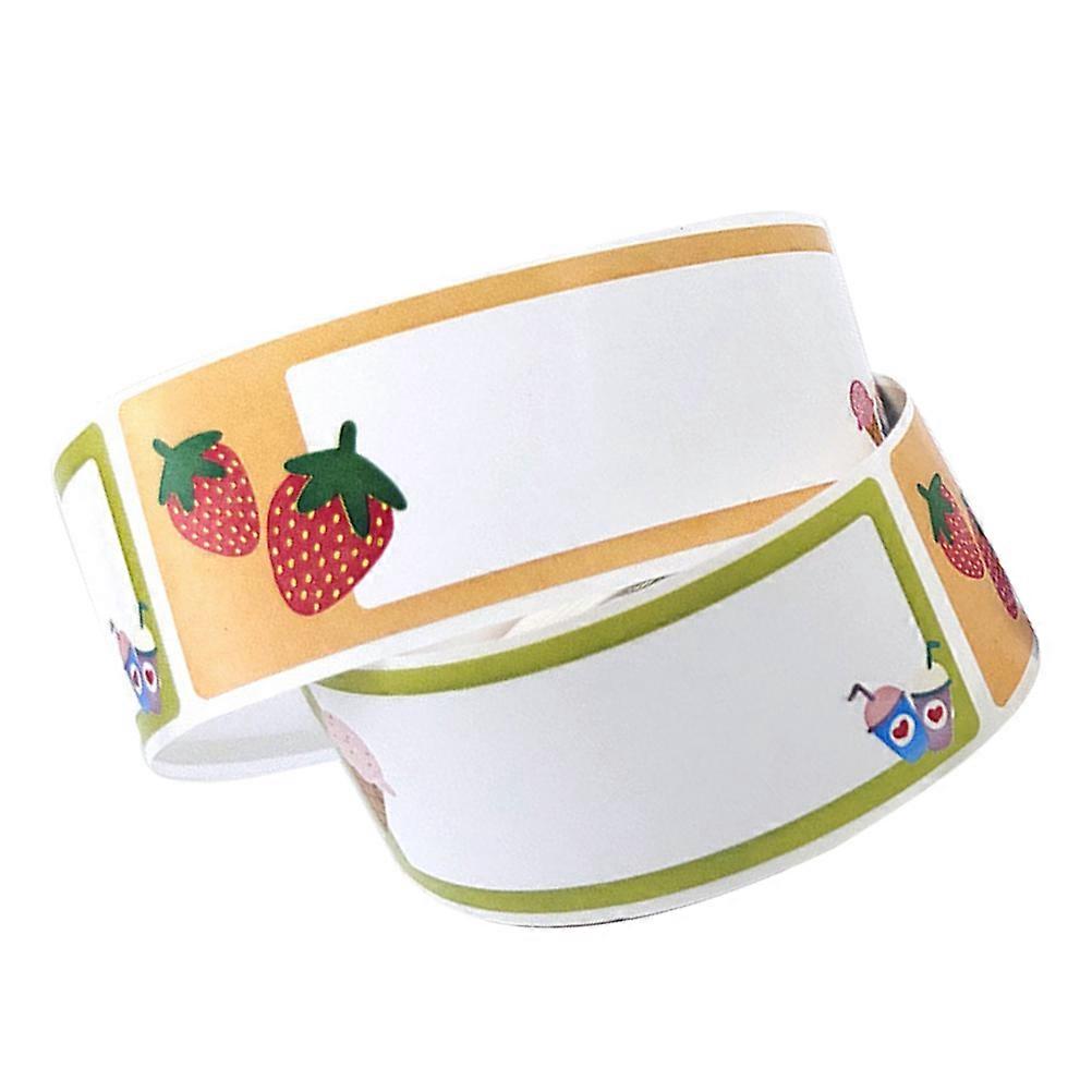 Cute Mini Stickers Adhesive Name Tags for Classroom 3 Rolls Pack