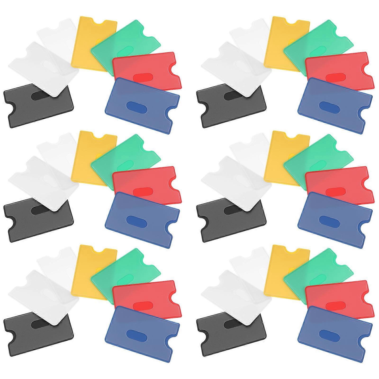 Card Holder Sleeve PVC Card Protectors for Use 168Pcs
