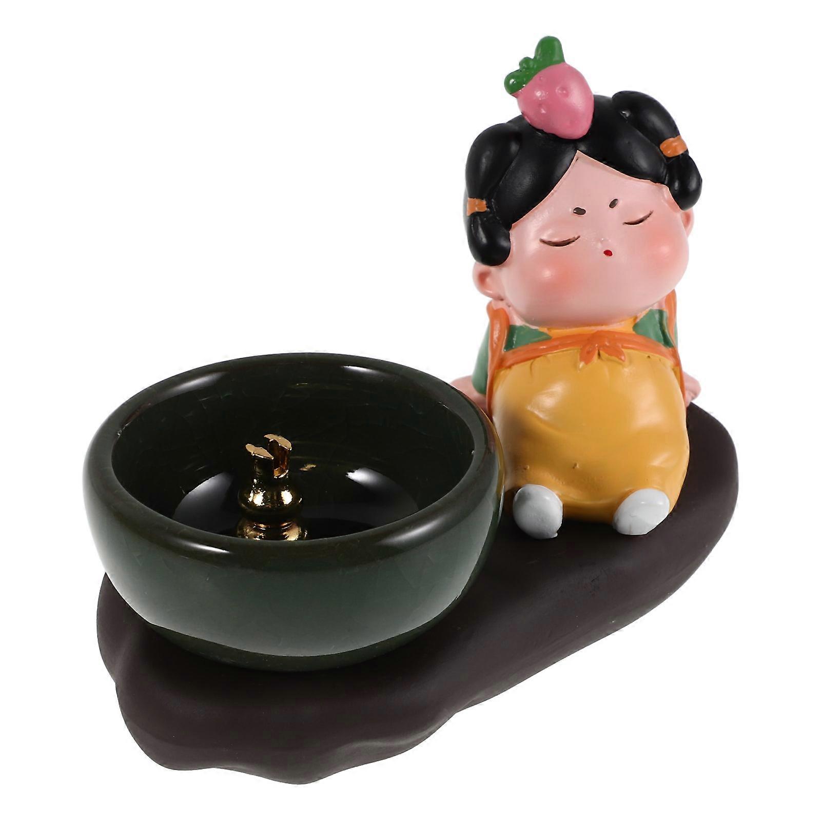 Incense Sticks Holder Ceramic Incense Burner for Meditation Zen Spaces