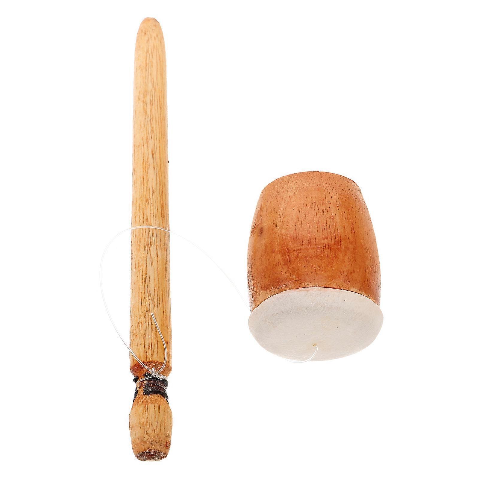 Frog Guiro Instrument Wooden Frog Guiro for Drum Use Beige Wood