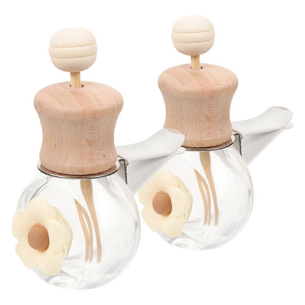 Car Diffuser Essential Oil Bottle for Aromatherapy 10Pcs with Wooden Cap
