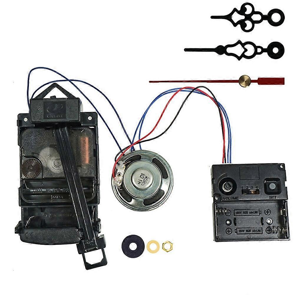 AFQH Pendulum Clock Movement with Music Chime Box Quartz Pendulum Drive DIY Accessory