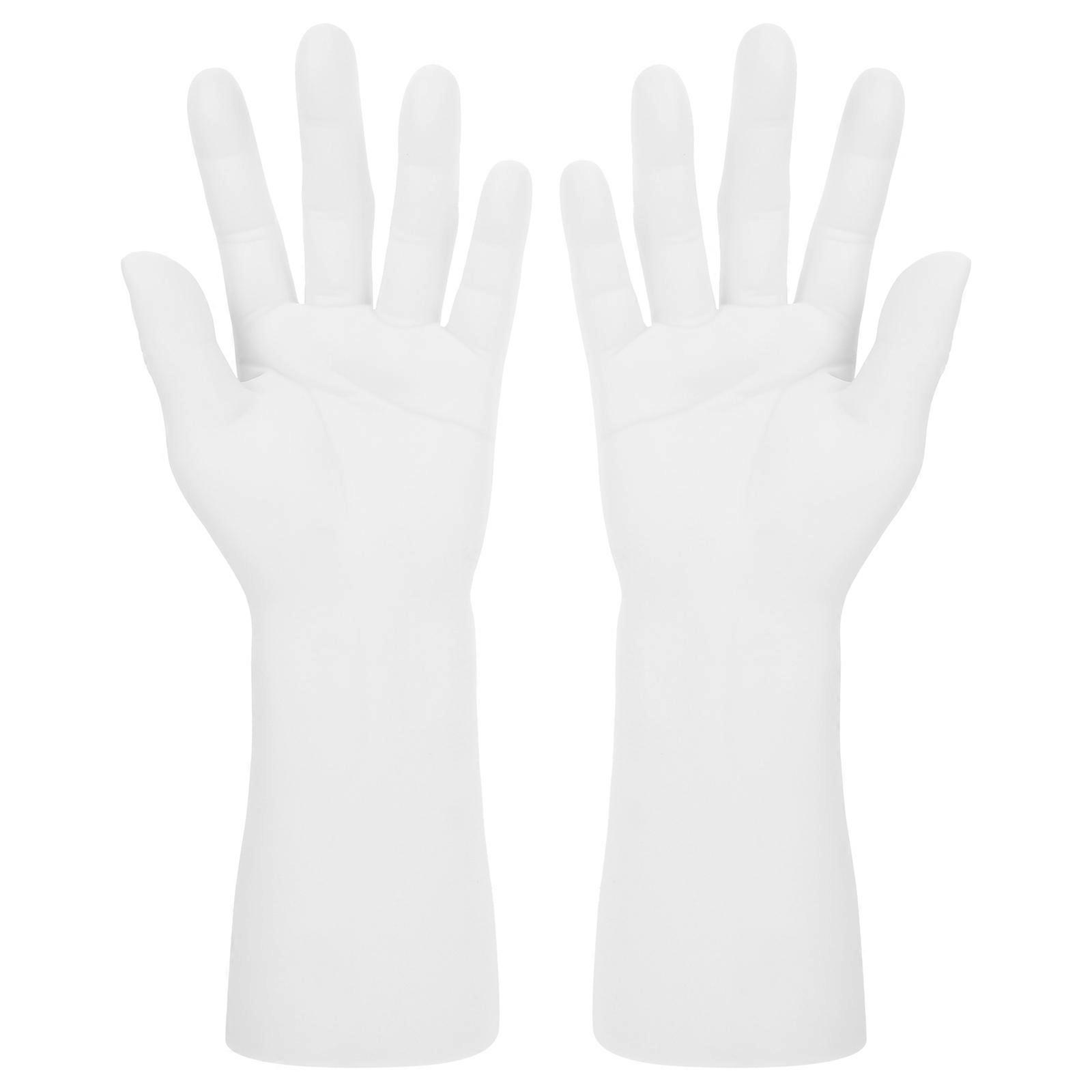Decorative Hand Jewelry Holder Multi-Function Mannequin Hands for Display 6Pcs