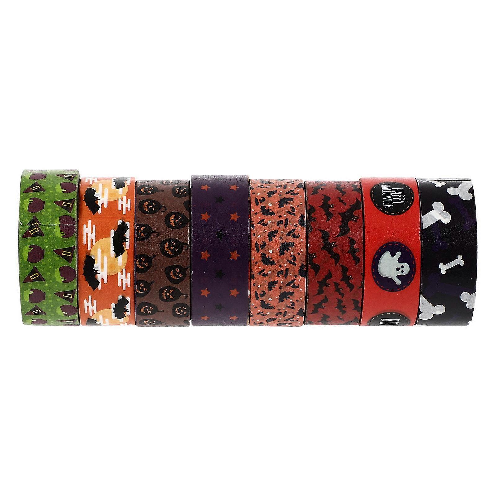 Scrapbook Supplies Washi Tapes Random Style Multi Colored 1 4x4x4CM 5m Per Roll Letter Stickers 8 Rolls