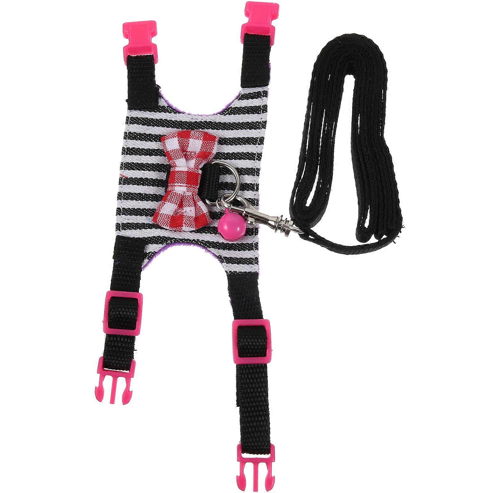 Small Pet Harness Bunny Clothes Kit Pet Leash 1Set