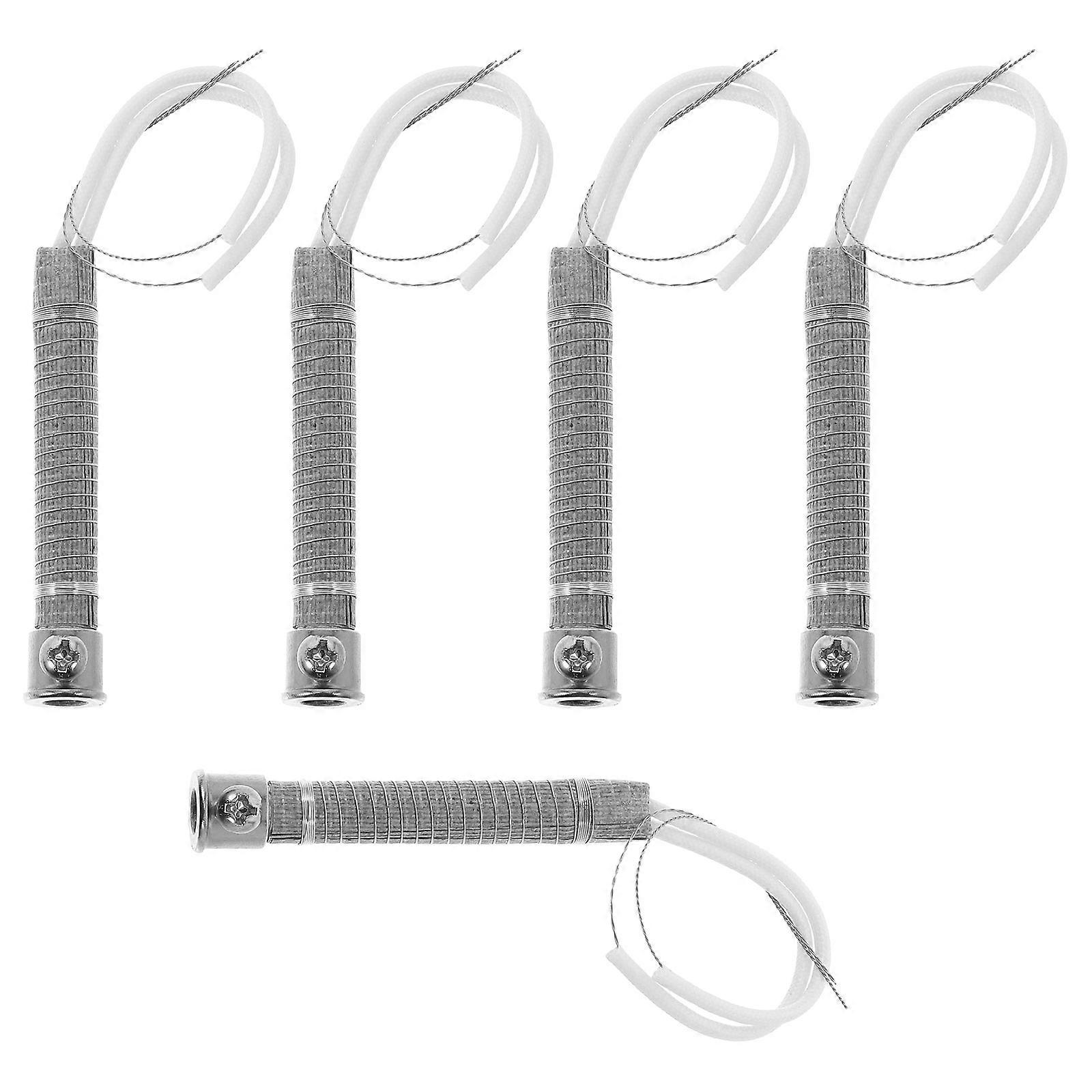 Soldering Iron Heating Core Replacement 5Pcs Electric Heating Element Accessory