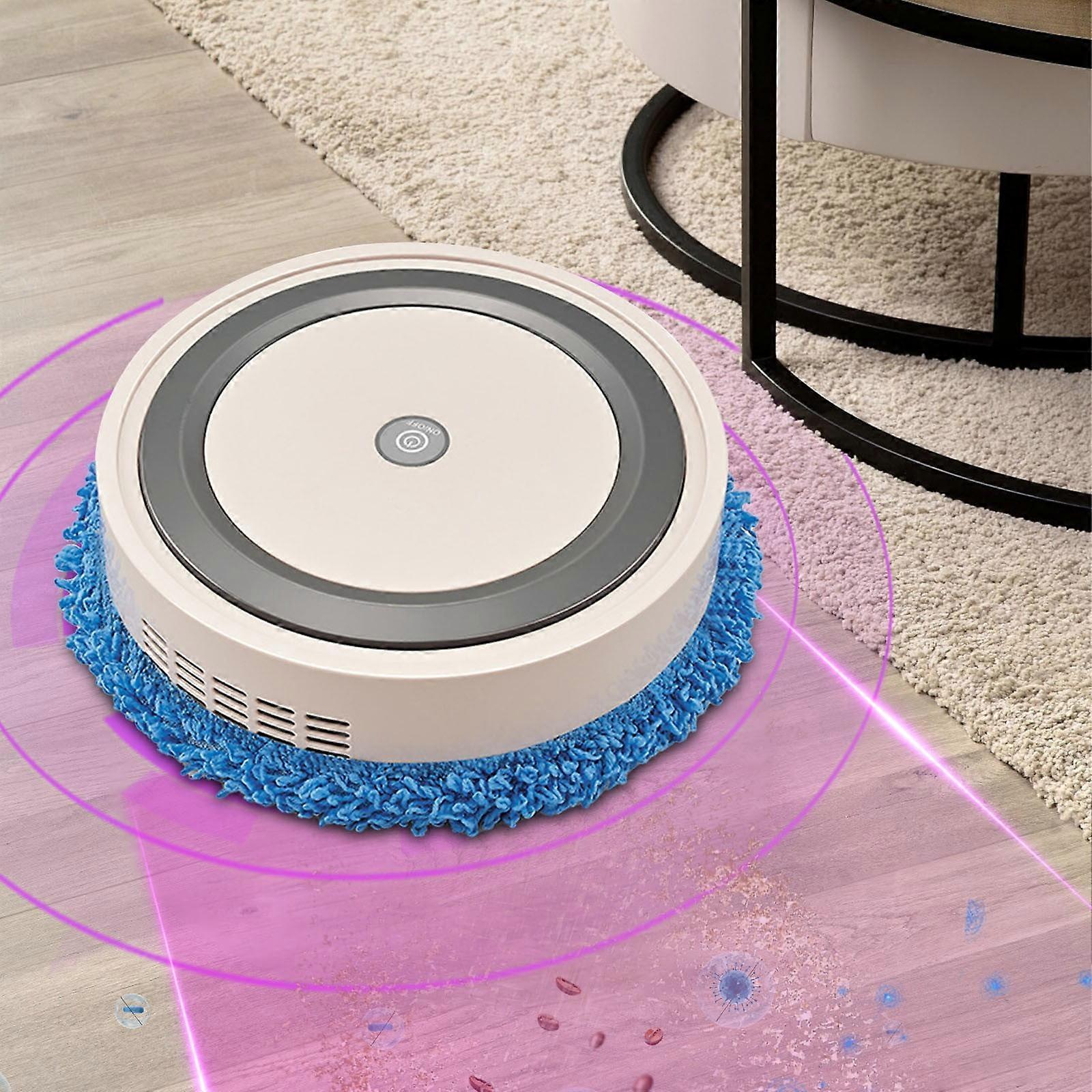 Kafsov Intelligent Household Mopping Robot - Fully Automatic Floor Scrubbing & Mopping Machine for Efficient Cleaning White