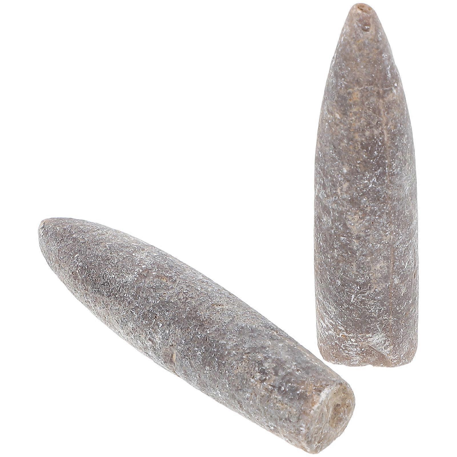 Natural Belemnite Specimen Mineral for Geological Study 10Pcs