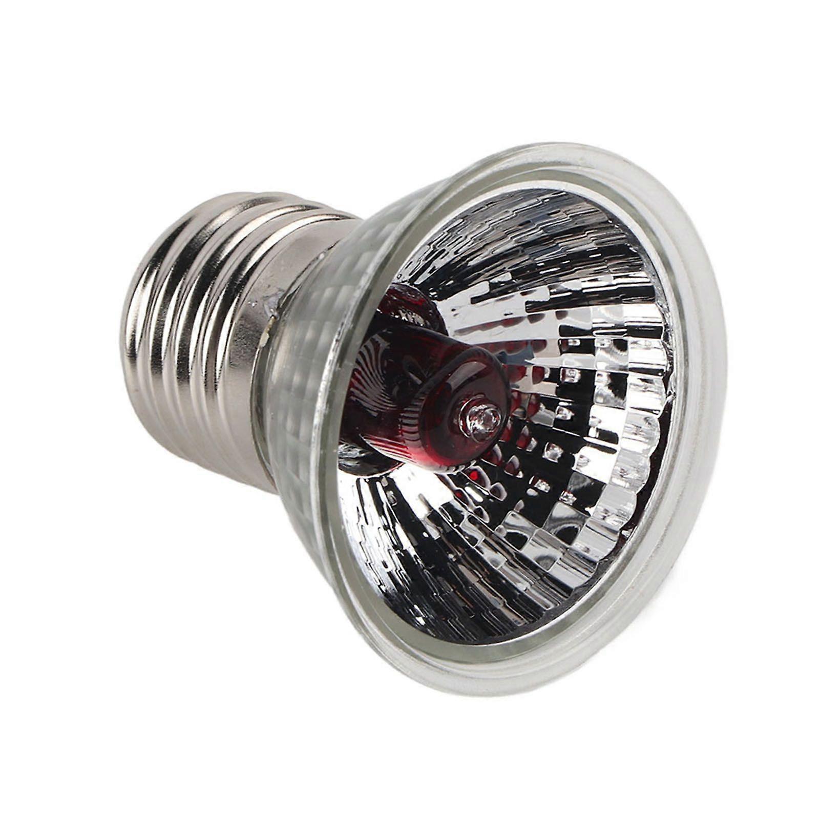 1Pc UVA UVB Reptile Heating Light Bulb Snake Pet Infrared Ray Sunlight Lamp(50W)