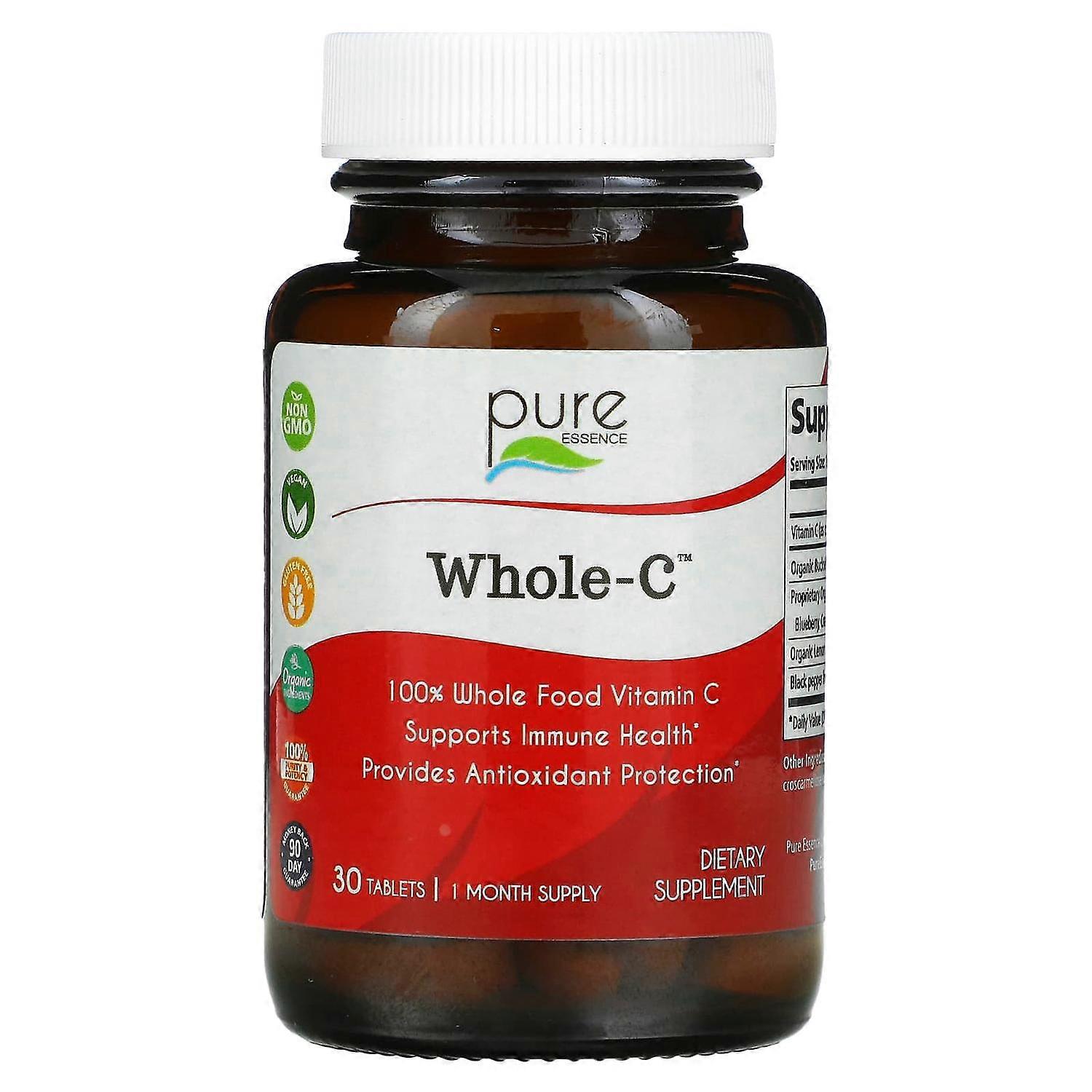 Pure Essence, Whole C, 30 Tablets