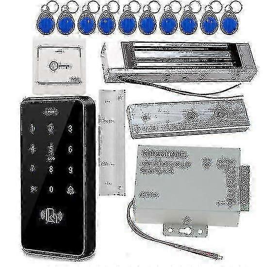 3000 Users Complete Set Waterproof Touch Panel Rfid Keypad 125khz Access Controller With Upgraded Electric Magnetic Lock-hy