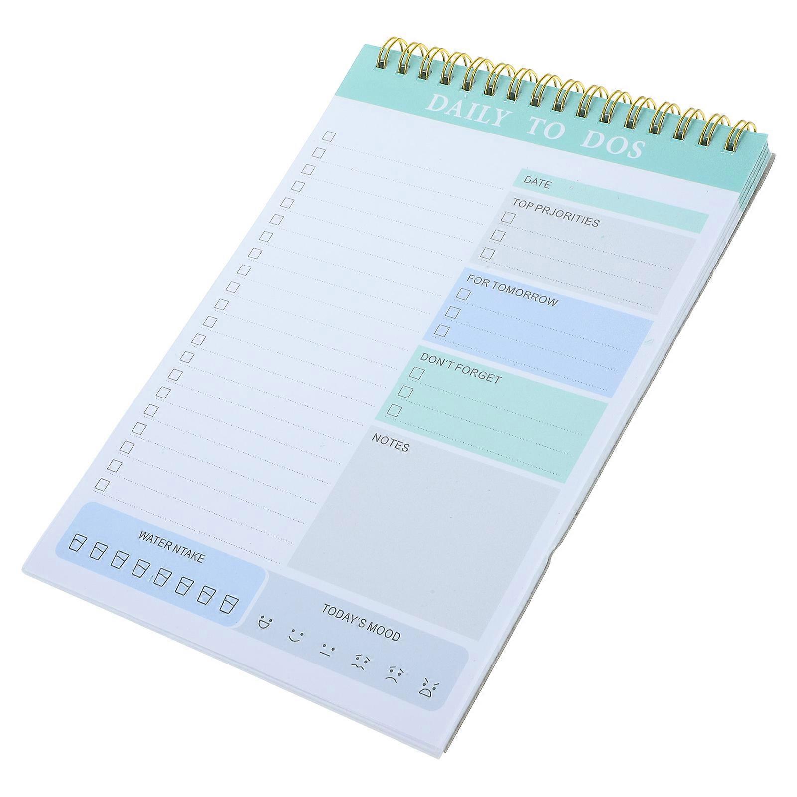 Practical Planner Notepad for Work Schedule 2Pcs Portable Tear