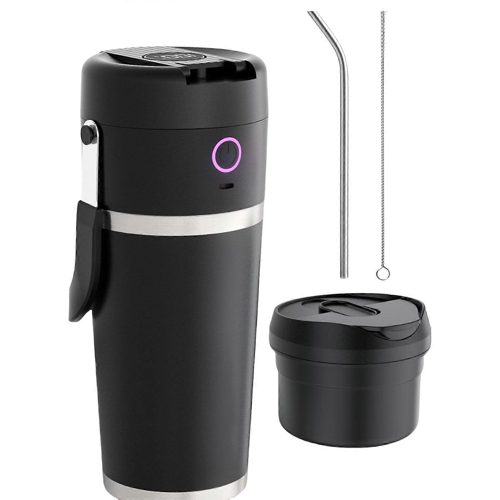 Stainless Steel Travel Juicer 11.1V Cordless Rechargeable LED Display Large Capacity For Smoothies And Shakes