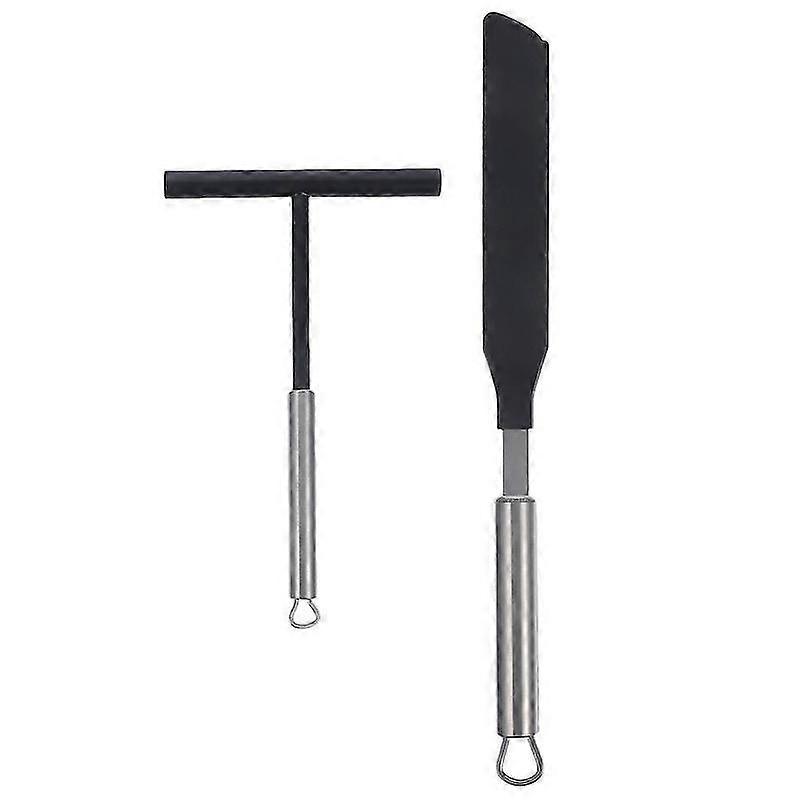 Crepe Maker Kit 1 Set Pancake Cooking Equipment Flat Shape Easy Cleaning Non-Stick Coating