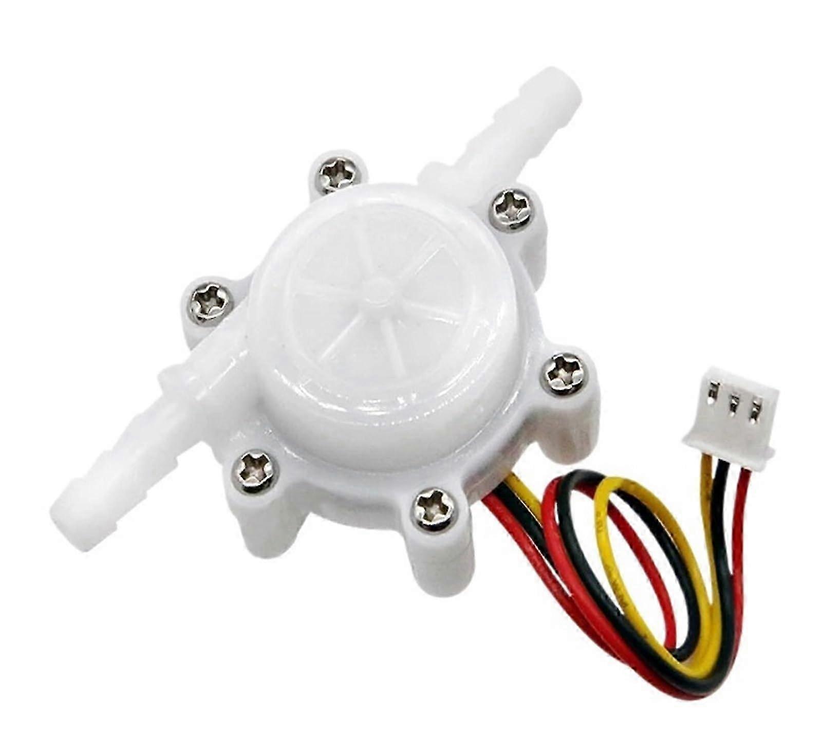 Water Flow Sensor Hall Sensor 1.75MPa DC5-18V U Shape Caliber for Liquid Measurement and Control