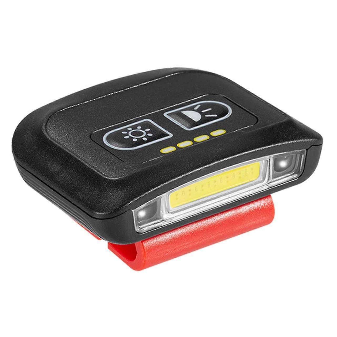 Multi Function LED Cap Light Headlamp Gesture Sensing Rotatable Lightweight Compact For Camping Running Fishing