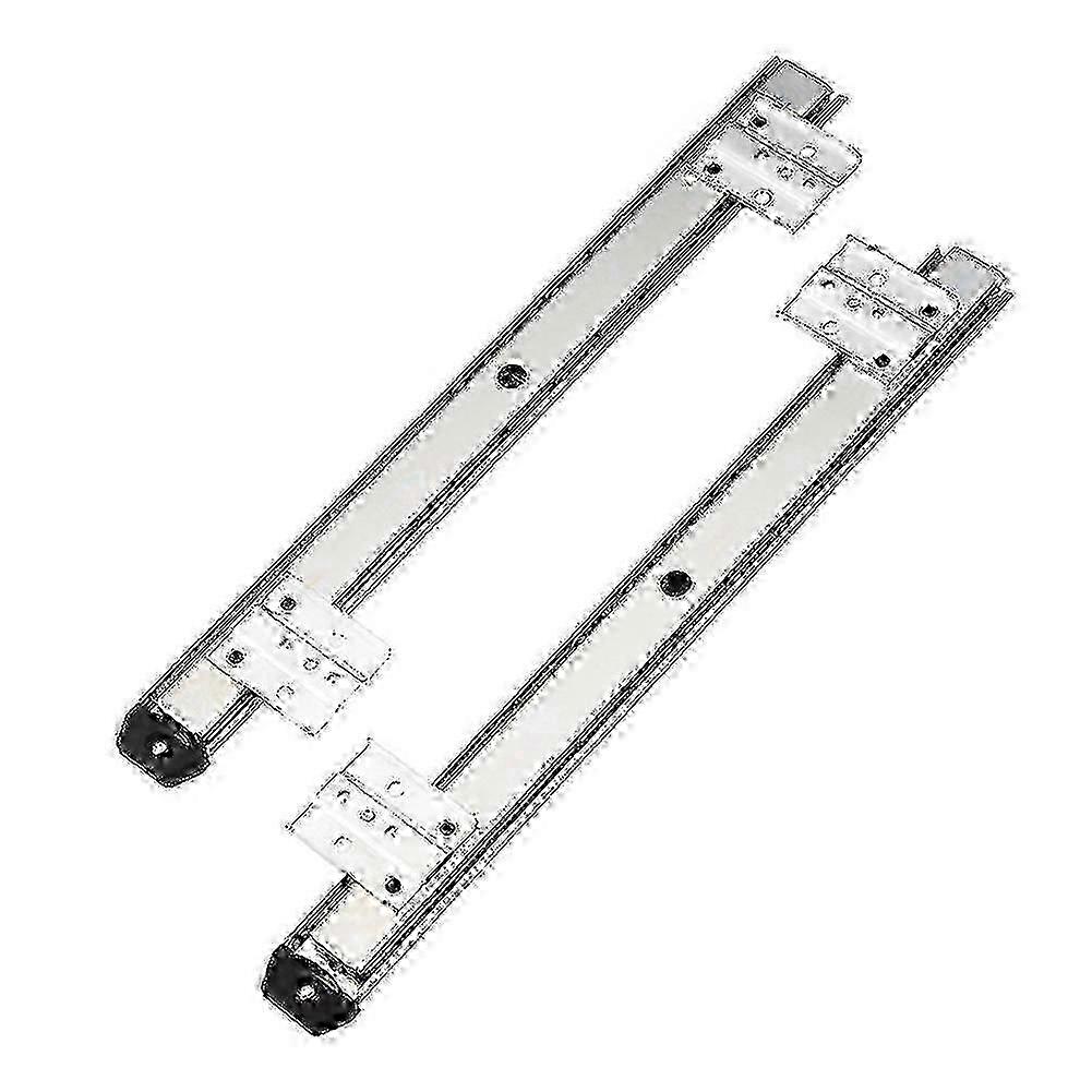 35key Desk Keyboard Drawer Rail Desk Tray Slide Rail Track Adjustable Side Mount Suites Underdesk Computer Slide Rail 25-26