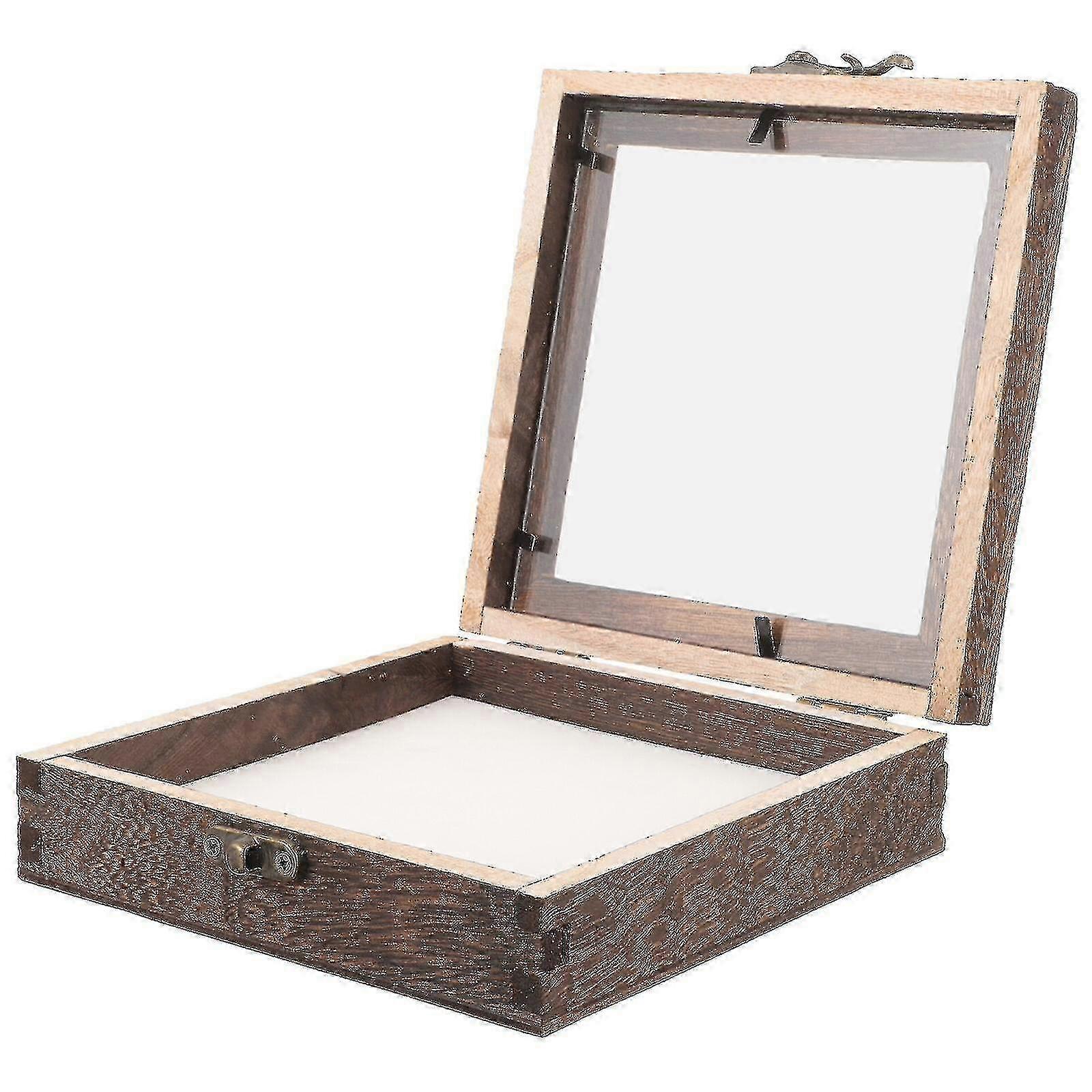 25-26 1 Set Of Insect Display Case Durable Insect Specimen Box Wood Insect Showcase For Home